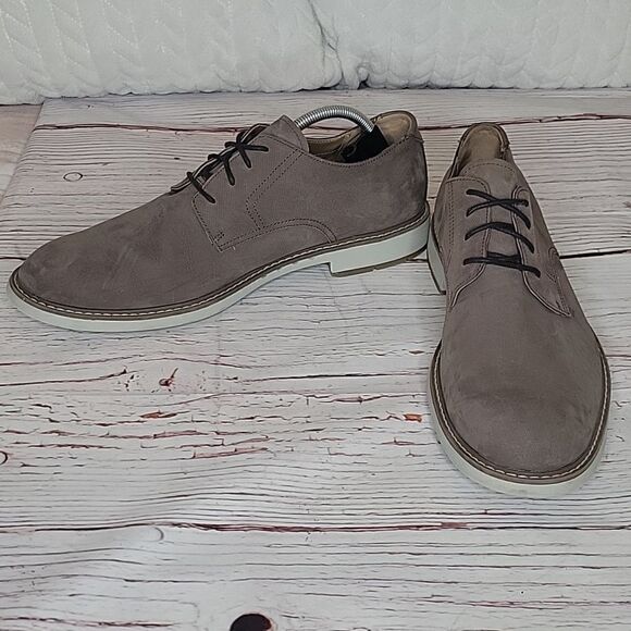 CLARK'S Leather Brown Men's Shoes Size 12 - Picture 3 of 8